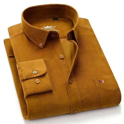 Ryan Corduroy Winter Shirt For Men-Men Shirts-LeStyleParfait