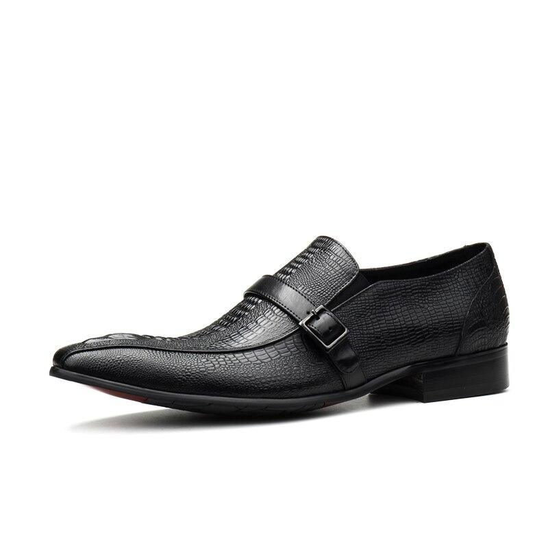 Santino Monk Strap Leather Dress Shoes For Men - Shoes - LeStyleParfait Kenya