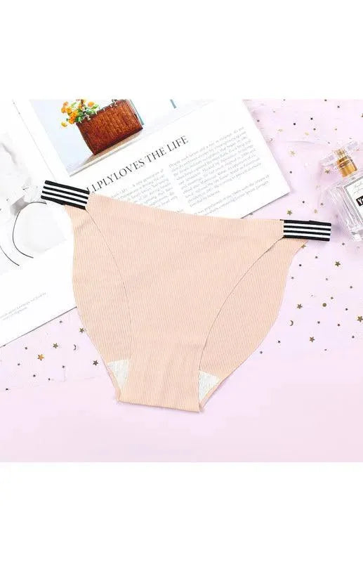 LeStyleParfait Women's Underwear Underwear Slips Plain-Solid-Panties