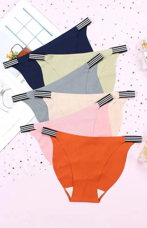 LeStyleParfait Women's Underwear Underwear Slips Plain-Solid-Panties