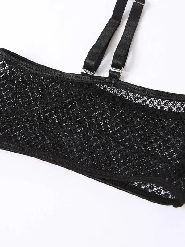 LeStyleParfait Women's Lingerie Sexy Ladies Embroidered-Lingerie Set