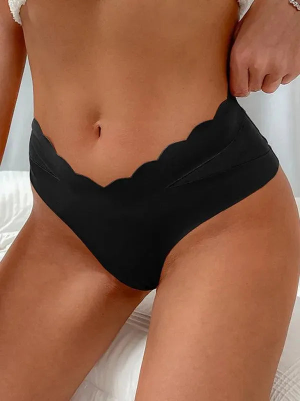 LeStyleParfait Women's Underwear Underwear Slips Plain-Solid-Panties