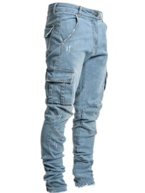 Skinny Cargo Jeans For Men - Men's Jeans - LeStyleParfait Kenya