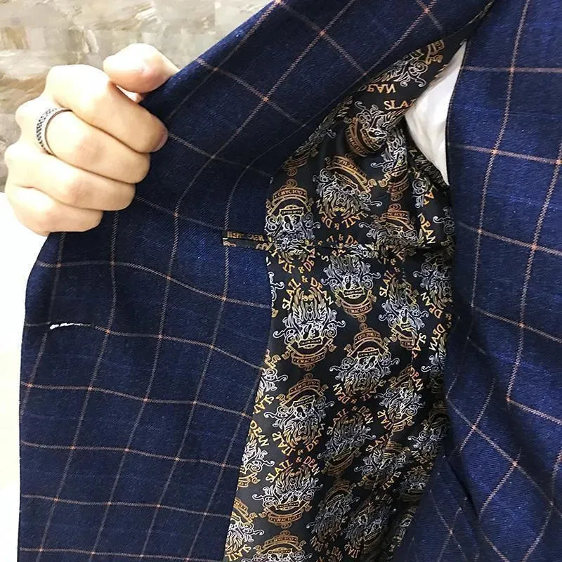 Smith Plaid Double Breasted Suit - Plaid Suit - LeStyleParfait