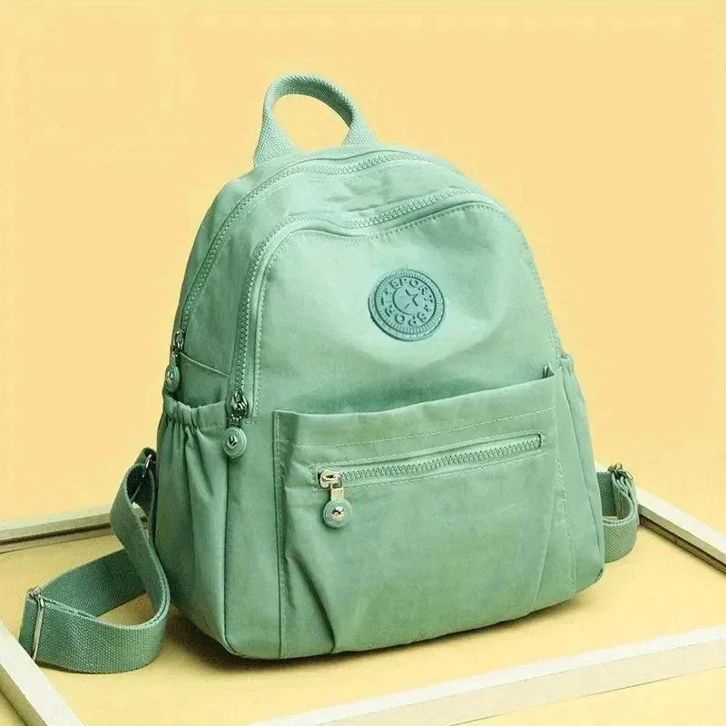 Solid Color Nylon Lightweight Backpack - Backpack - LeStyleParfait