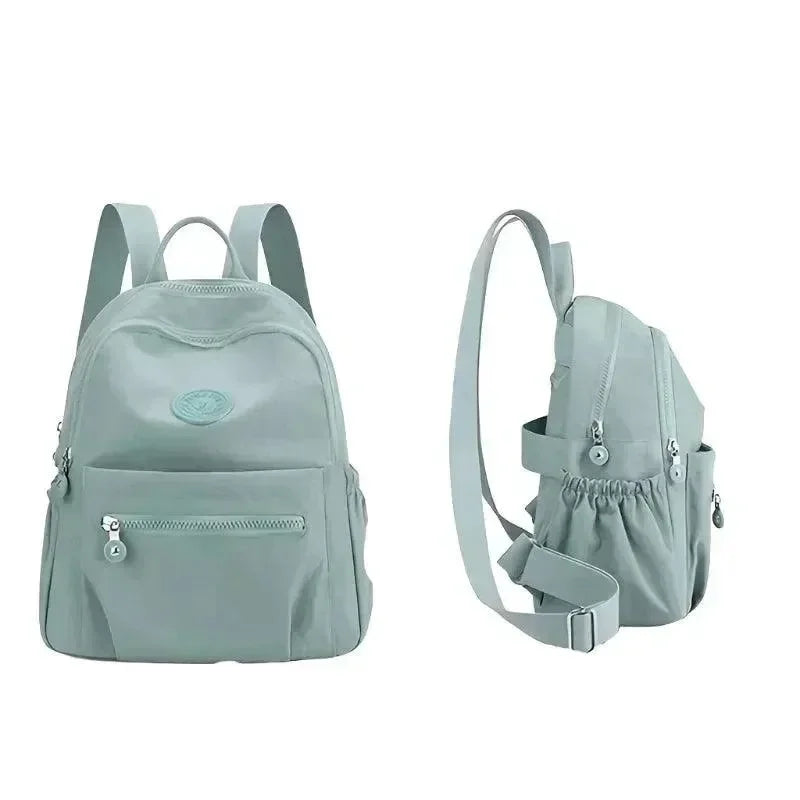 Solid Color Nylon Lightweight Backpack - Backpack - LeStyleParfait