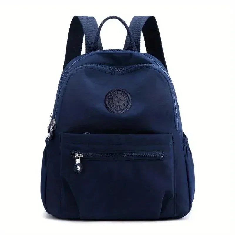 Solid Color Nylon Lightweight Backpack - Backpack - LeStyleParfait
