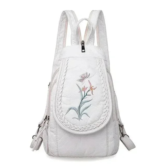 Solid Color Nylon Lightweight Travel Backpack - Backpack - LeStyleParfait