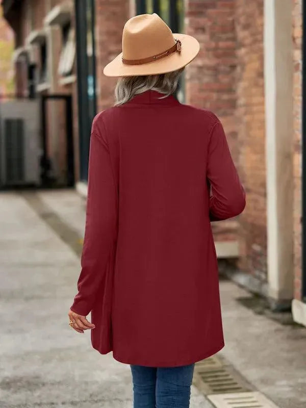 Solid Loose Women Cardigan Sweater - Cardigan Sweater - LeStyleParfait