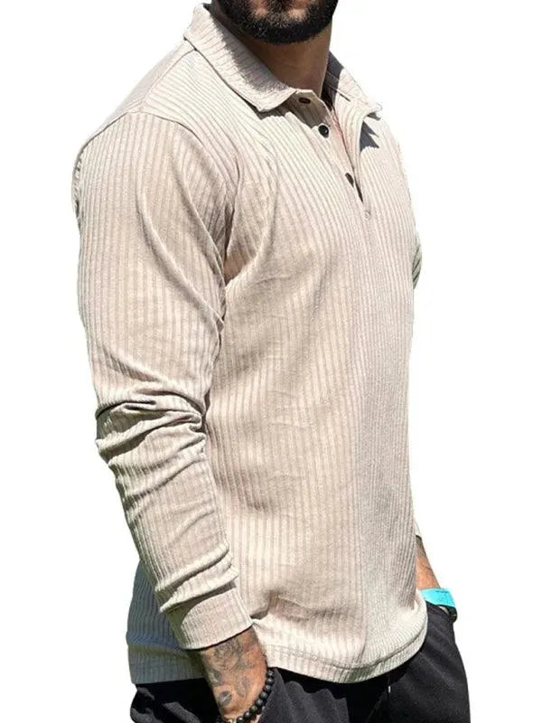 Solid Polyester Graphic T-Shirt for General - All-Season Everyday - Polo Shirt - LeStyleParfait