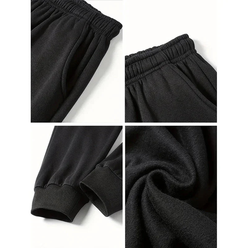 Pantalon de jogging décontracté et sportif pour homme - Taille mi-haute avec cordon de serrage