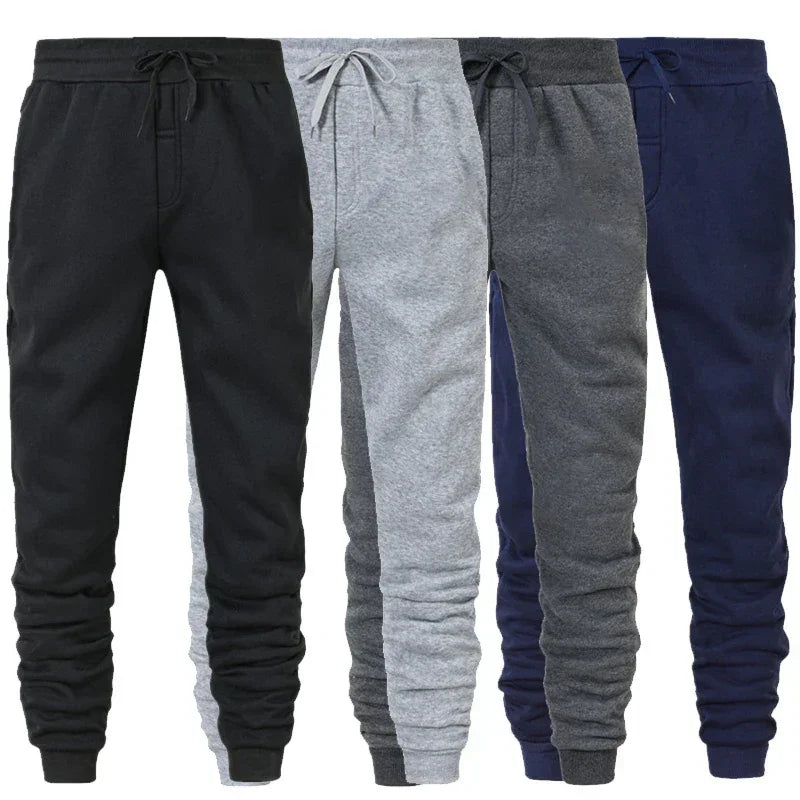 Pantalon de jogging sportif et décontracté pour homme - Taille mi-haute élastique