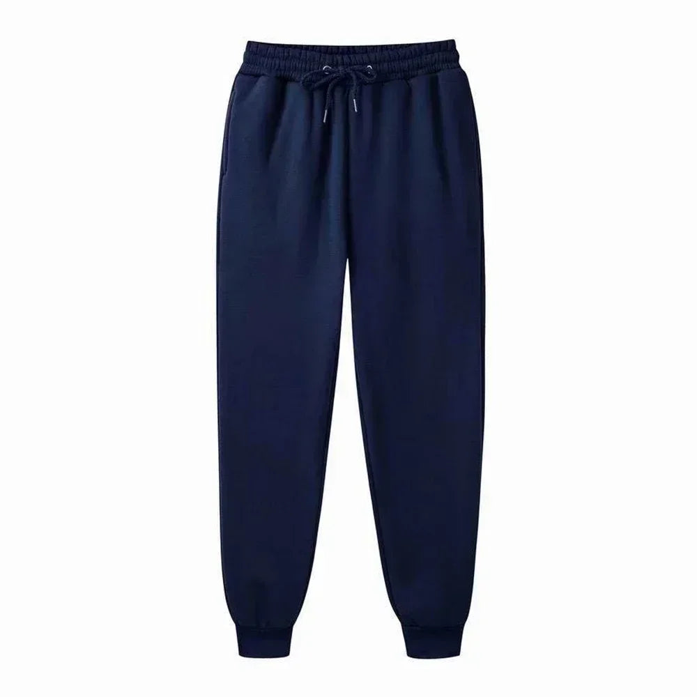Pantalon de jogging unisexe décontracté et sportif - Confort polaire taille mi-haute