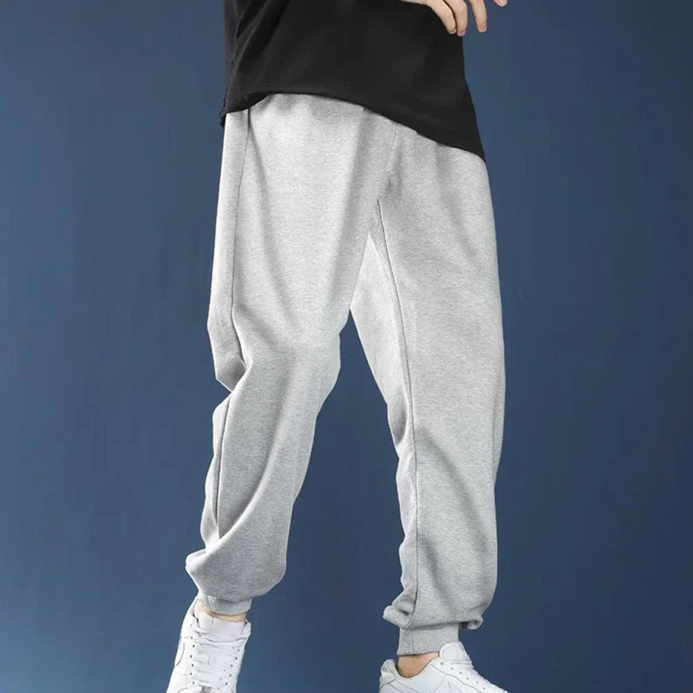 Pantalon de jogging unisexe décontracté et sportif - Confort polaire taille mi-haute