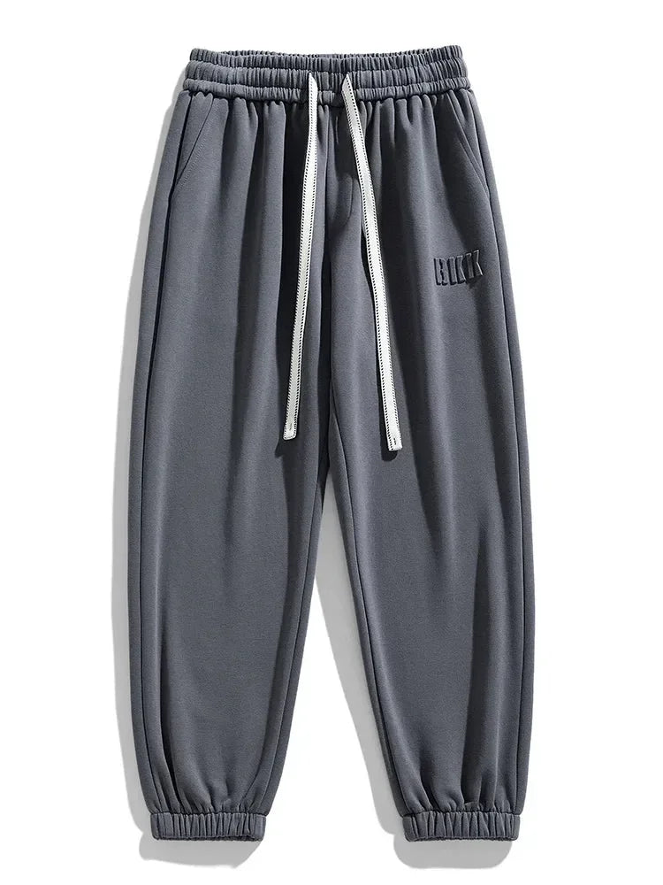 Pantalon de jogging sport/hip-hop/décontracté pour homme - Taille mi-haute fuselée avec cordon de serrage