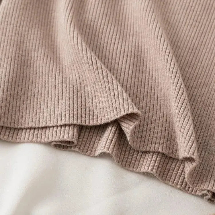 Square Collared Women Knitwear Sweaters - Pullover Sweater - LeStyleParfait