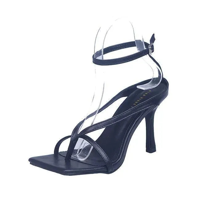 Strappy Open-Toe Women High Heels - Sandals - LeStyleParfait