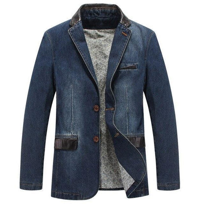 Streetstyle Denim Jeans Blazer For Men - Blazer - LeStyleParfait Kenya