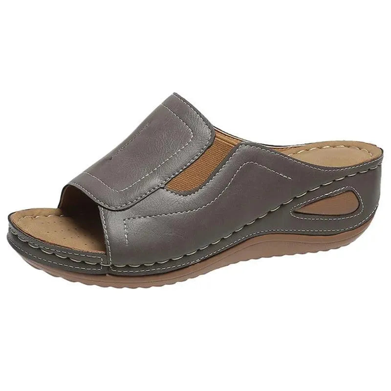 Stretchable Wedge Sandal Shoes - Wedge Shoes - LeStyleParfait