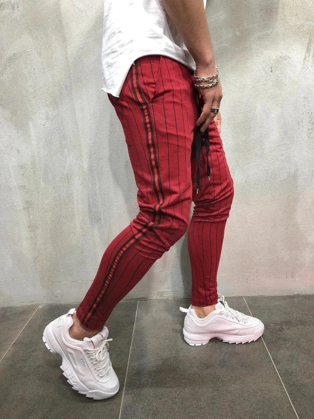 Striped Jogger Pants For Men - Jogger Pants - LeStyleParfait