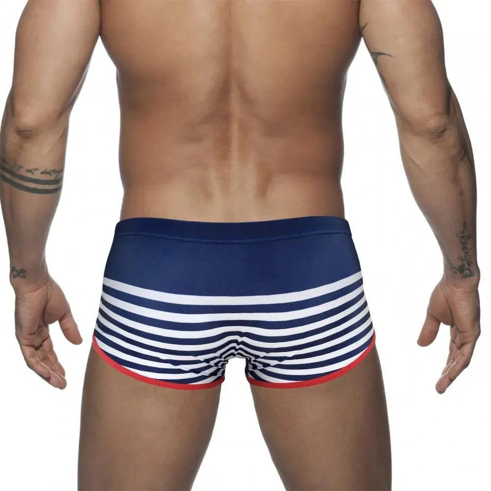 Striped Swim Trunks For Men - Swim Trunk - LeStyleParfait