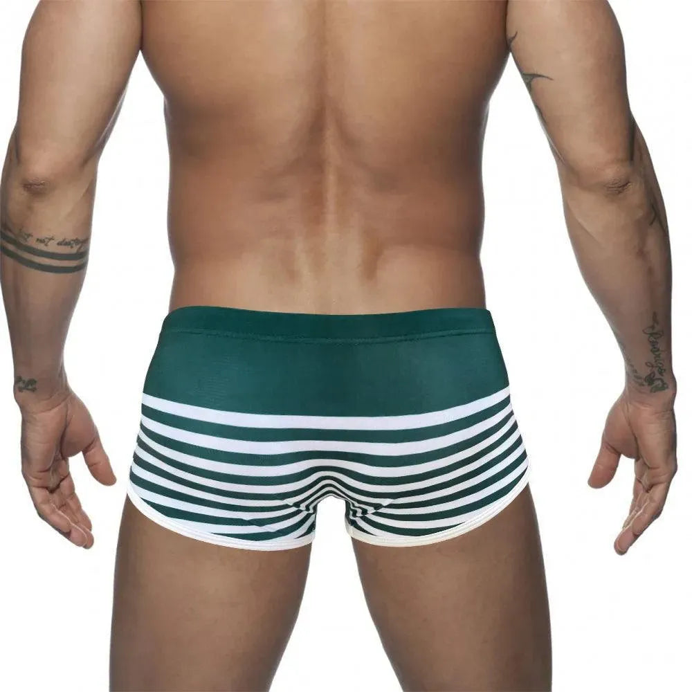 Striped Swim Trunks For Men - Swim Trunk - LeStyleParfait