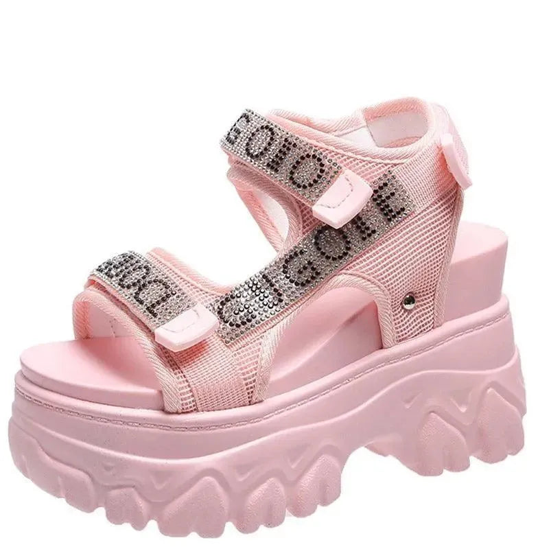 Stylish Open Toe Wedge Shoes - Wedge Shoes - LeStyleParfait