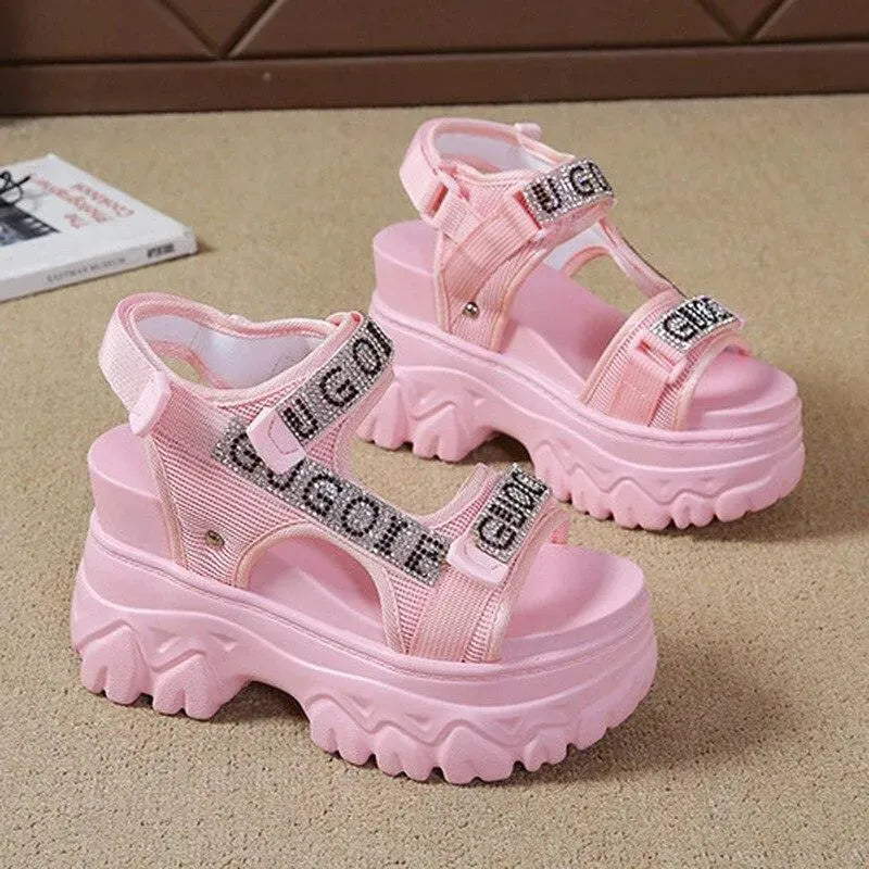 Stylish Open Toe Wedge Shoes - Wedge Shoes - LeStyleParfait