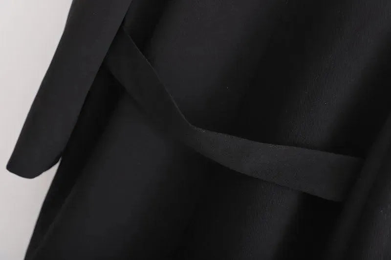 Stylish Vintage Long Blazer Women - Vintage - Plain-Solid - Long Blazer - LeStyleParfait