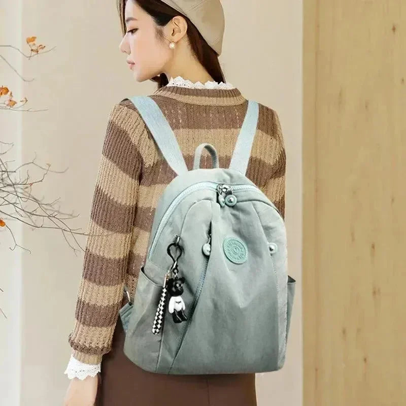 Stylish Waterproof Nylon Teen Backpack - Backpack - LeStyleParfait