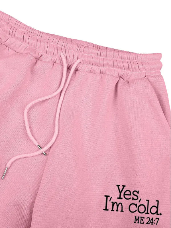 Stylish Women Casual Lettered Two-Piece Set - Casual Tracksuit Set - LeStyleParfait