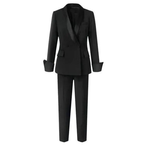 Ladies Tuxedo Pantsuit - Tuxedo Suit - LeStyleParfait