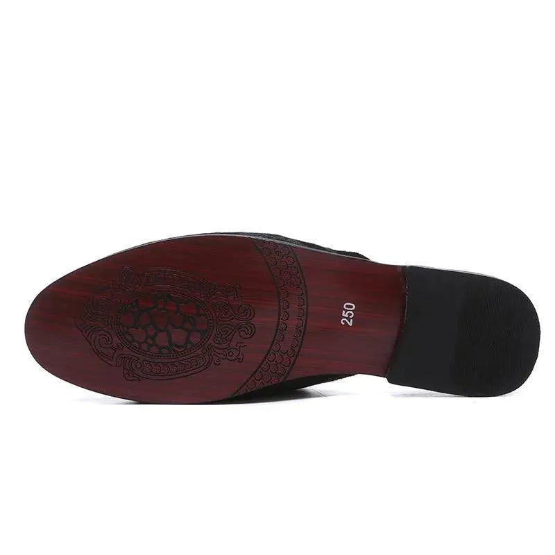 Suede Slip-On Sandals - Sandals - LeStyleParfait