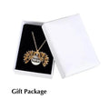 Sunflower Pendant Necklace - Engraved (You are my sunshine) - Pendant Necklace - LeStyleParfait