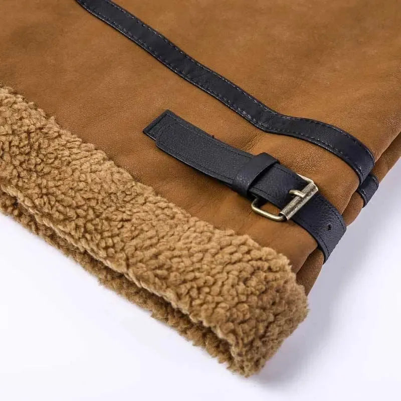 Swedish Men Suede Leather Jacket - Leather Jacket - LeStyleParfait