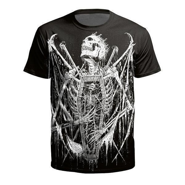 T-Shirt, 3D T-Shirt Skull Print T-Shirt UNISEX - T-Shirts - LeStyleParfait Kenya