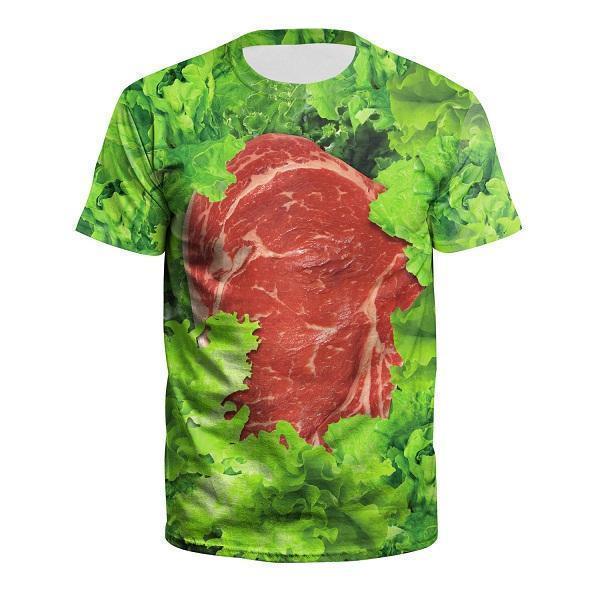 T-Shirt, Beef 3D T-Shirt Casual T-Shirt UNISEX - T-Shirts - LeStyleParfait Kenya