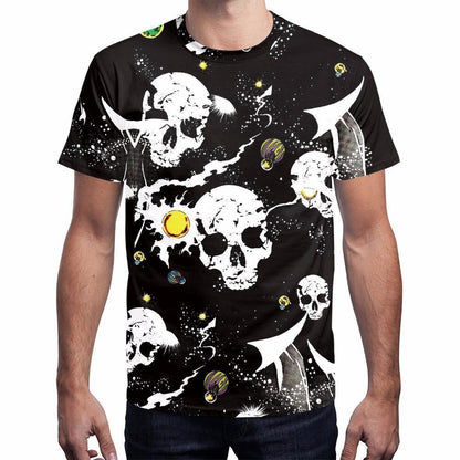 T-Shirt, Harajuku Skulls Print 3D T-Shirt UNISEX - T-Shirts - LeStyleParfait Kenya