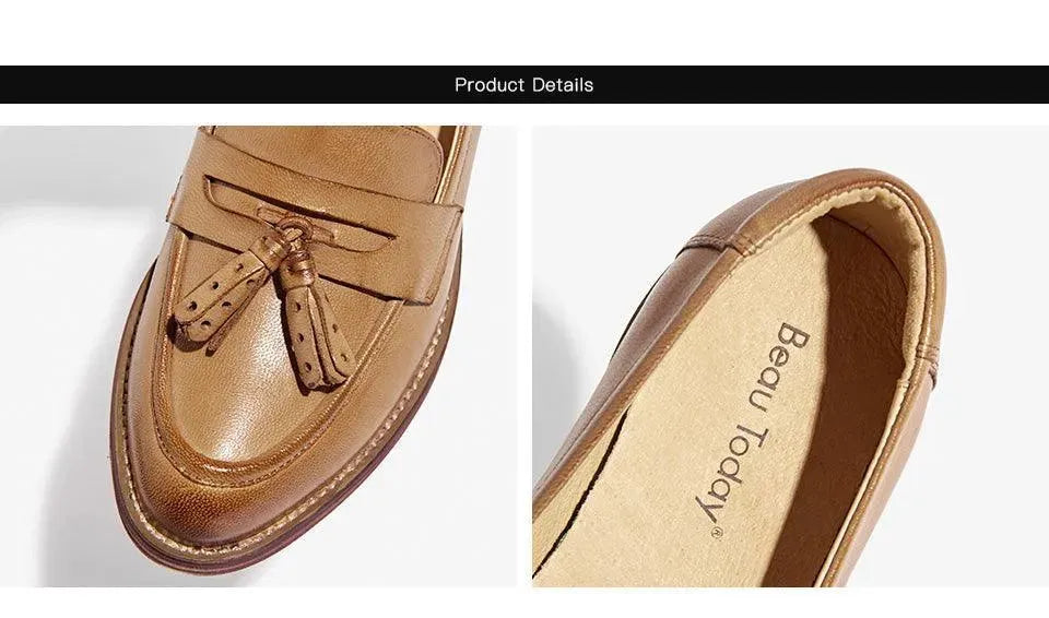 Tassel Loafer Shoes For Women - Loafer Shoes - LeStyleParfait