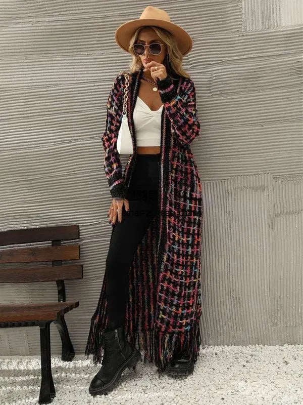 Tassel Long Women Cardigan Sweater - Cardigan Sweater - LeStyleParfait
