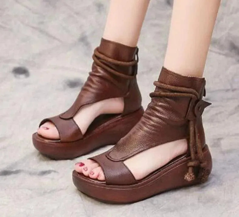 Tassels Wedge Sandals Shoes - Wedge Shoes - LeStyleParfait