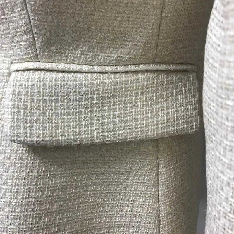 The Cypriana Blazer Women - Formal-Business - Plain-Solid - Tweed Blazer - LeStyleParfait