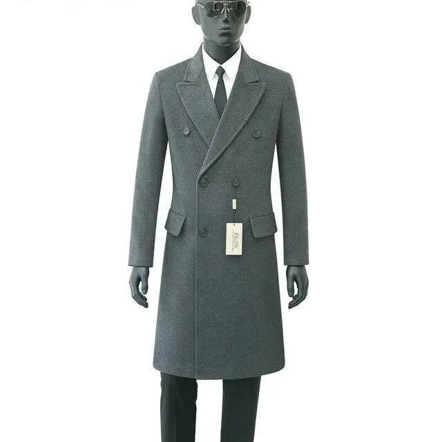 The Gentleman Wool Coat - Woolen Coat - LeStyleParfait