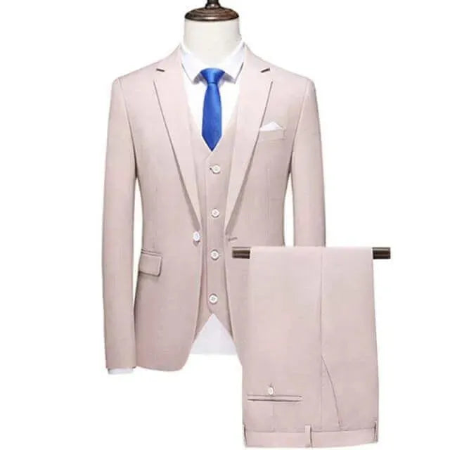 Three Piece Wedding Suit - Three Piece Suit - LeStyleParfait