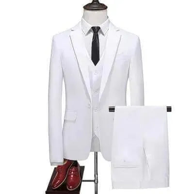 Three Piece Wedding Suit - Three Piece Suit - LeStyleParfait