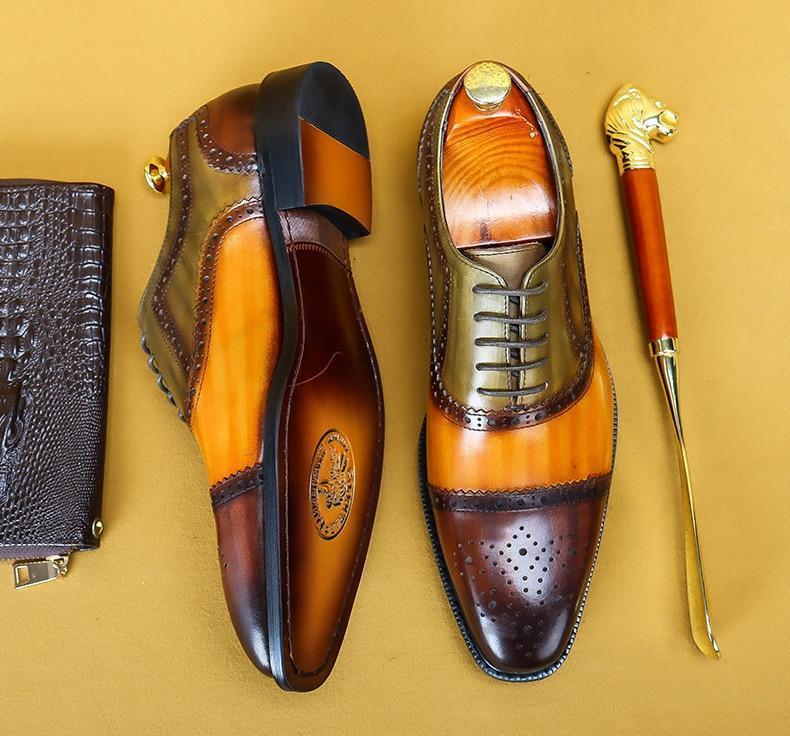 Timotio Leather Oxford Shoes For Men - Shoes - LeStyleParfait Kenya