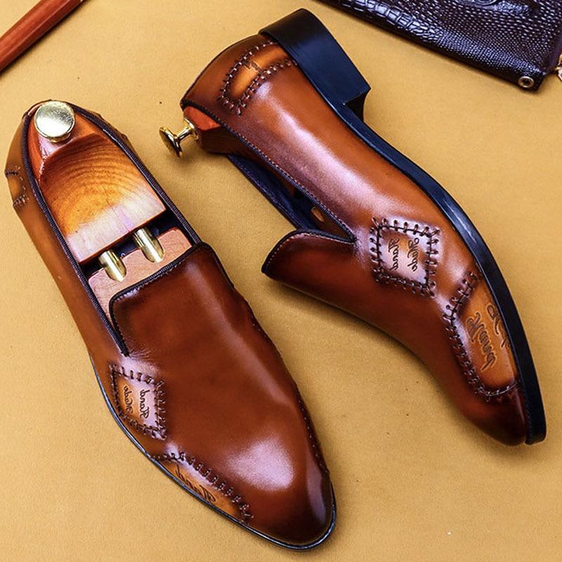 Tomasso Leather Loafer Shoes For Men - Shoes - LeStyleParfait Kenya