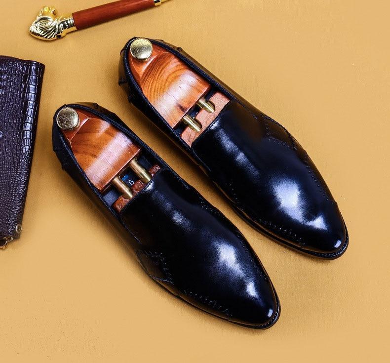 Tomasso Leather Loafer Shoes For Men