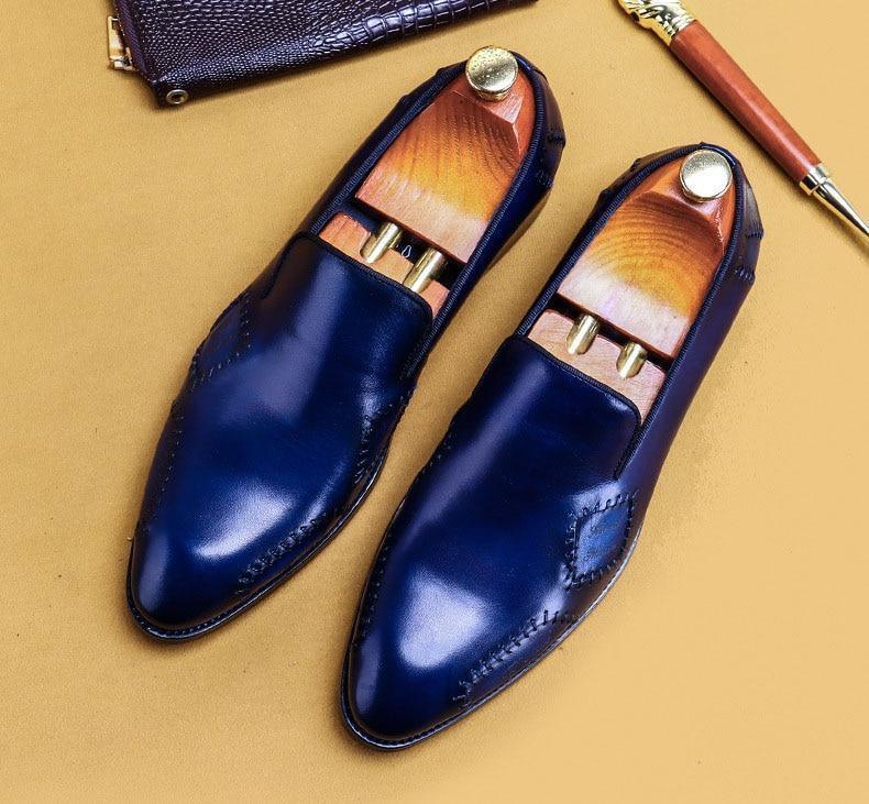 Tomasso Leather Loafer Shoes For Men
