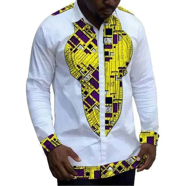 Tribe Vibes African Men Dashiki Top - African Shirt - LeStyleParfait
